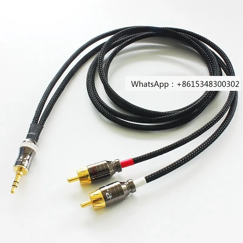 Japan Kanami Audio Cable 3.5rpm Dual Lotus One Point Two Huiwei H4 H5 Monitoring Speaker Cable