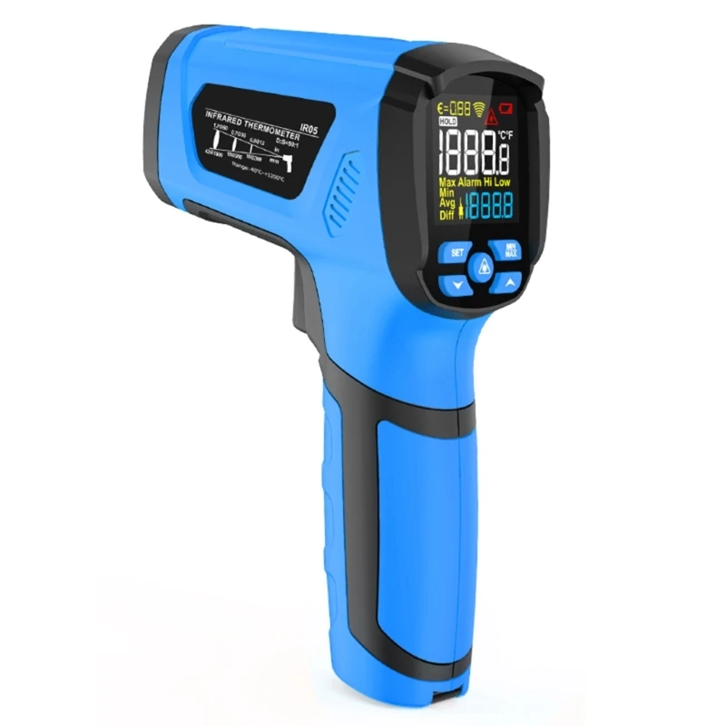 MESTEK Pyrometer-thermometer -40°C ~ 1200°C Dropshipping