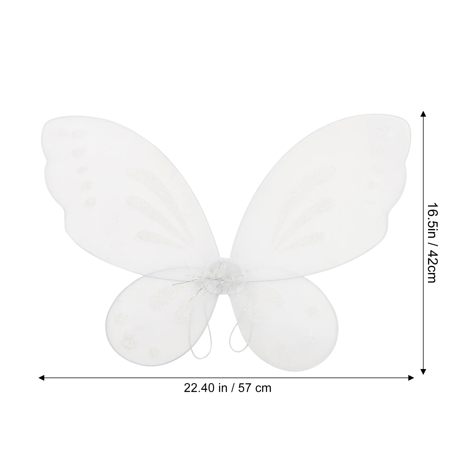 キッズフェアリーウィングス バタフライスパークルコスチュームアクセサリー 女の子用パーティー用品 コスプレドレスアップ 大人用プリンセスウィング 2025