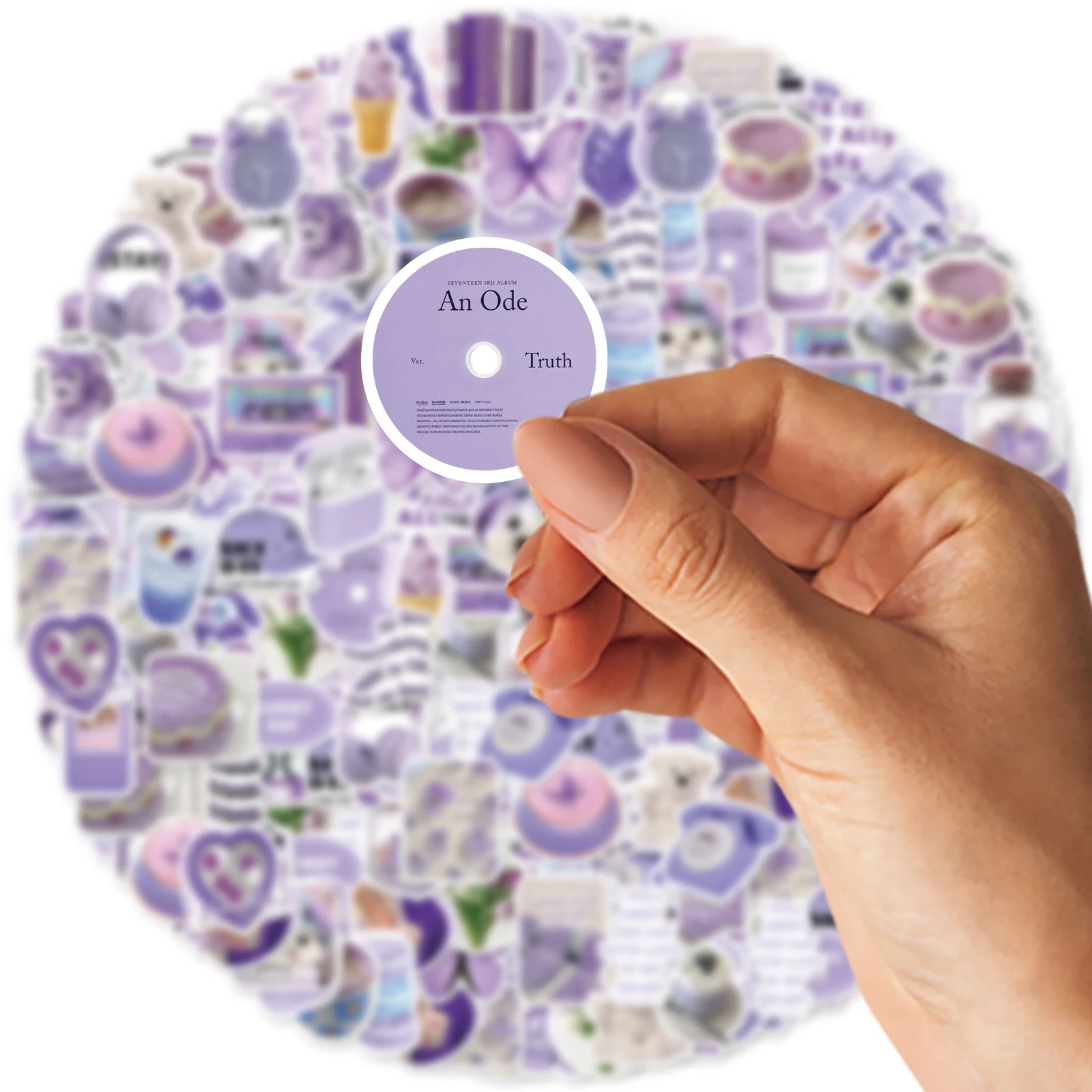 50pcs Simple Mood Creative Graffiti Stickers Decorated Laptop Motorcycle Suitcase Classic Toy Clipboard Waterproof PVC Decals