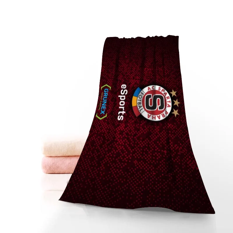 AC Sparta Praha Towel Printed Cotton Face/Bath Towels Microfiber Fabric For Kids Men Women Shower Towels 70X140cm