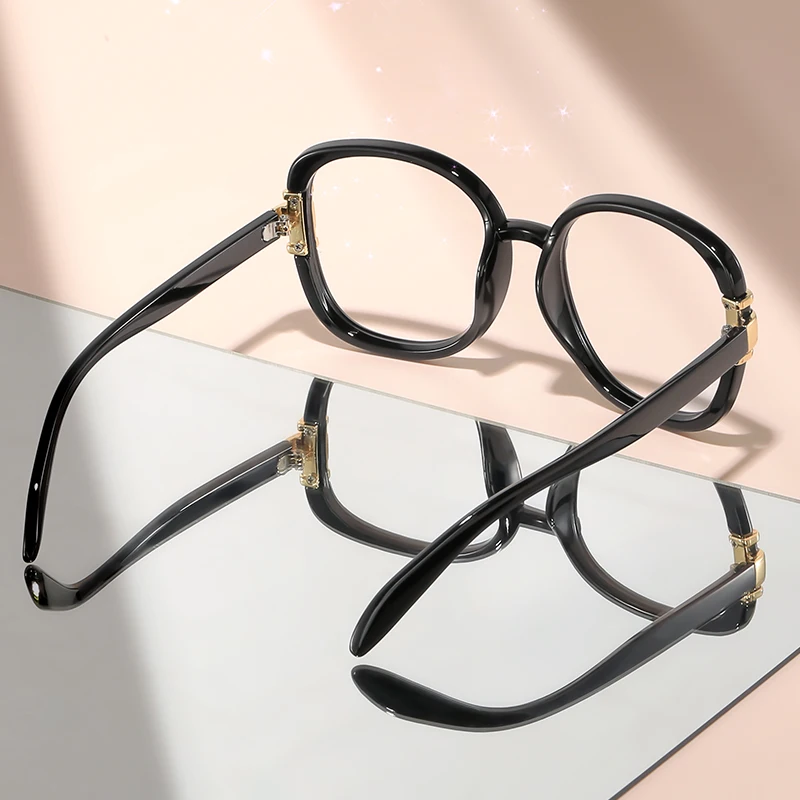 نظارات قراءة عصرية وعصرية بإطار دائري كبير جديد للارتداء اليومي والقراءة عالية الوضوح #4