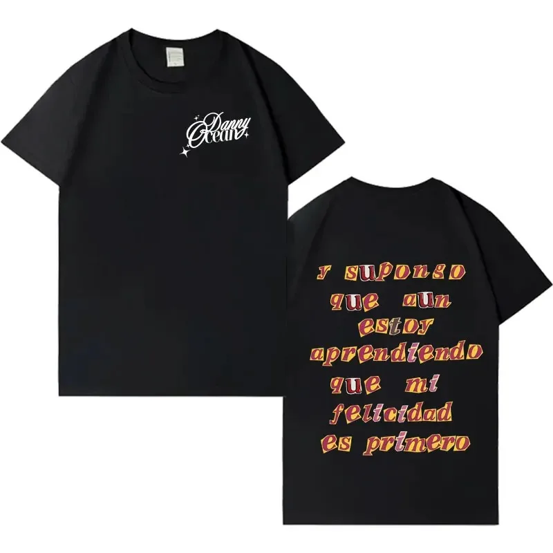 Rapper Danny Ocean Neues Album Gothic Letter Print T-Shirt – Pop-Harajuku-Stil, übergroße, kurzärmelige T-Shirts für Damen und Herren