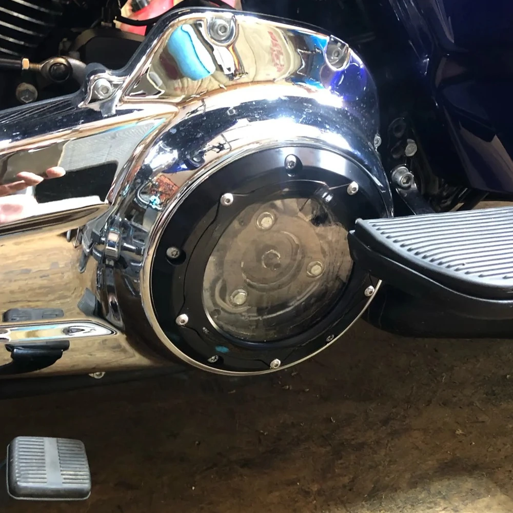 5 Holes Motorcycle Derby Timing Timer Cover For Harley Dyna Road King Electra Street Bob Glide Trike Heritage Softail Fat Boy