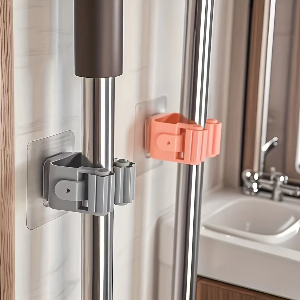 Подвесной держатель для метлы для автофургона — без дрели, экономия места для ванной комнаты, спальни, дома, сохраняйте инструменты в порядке