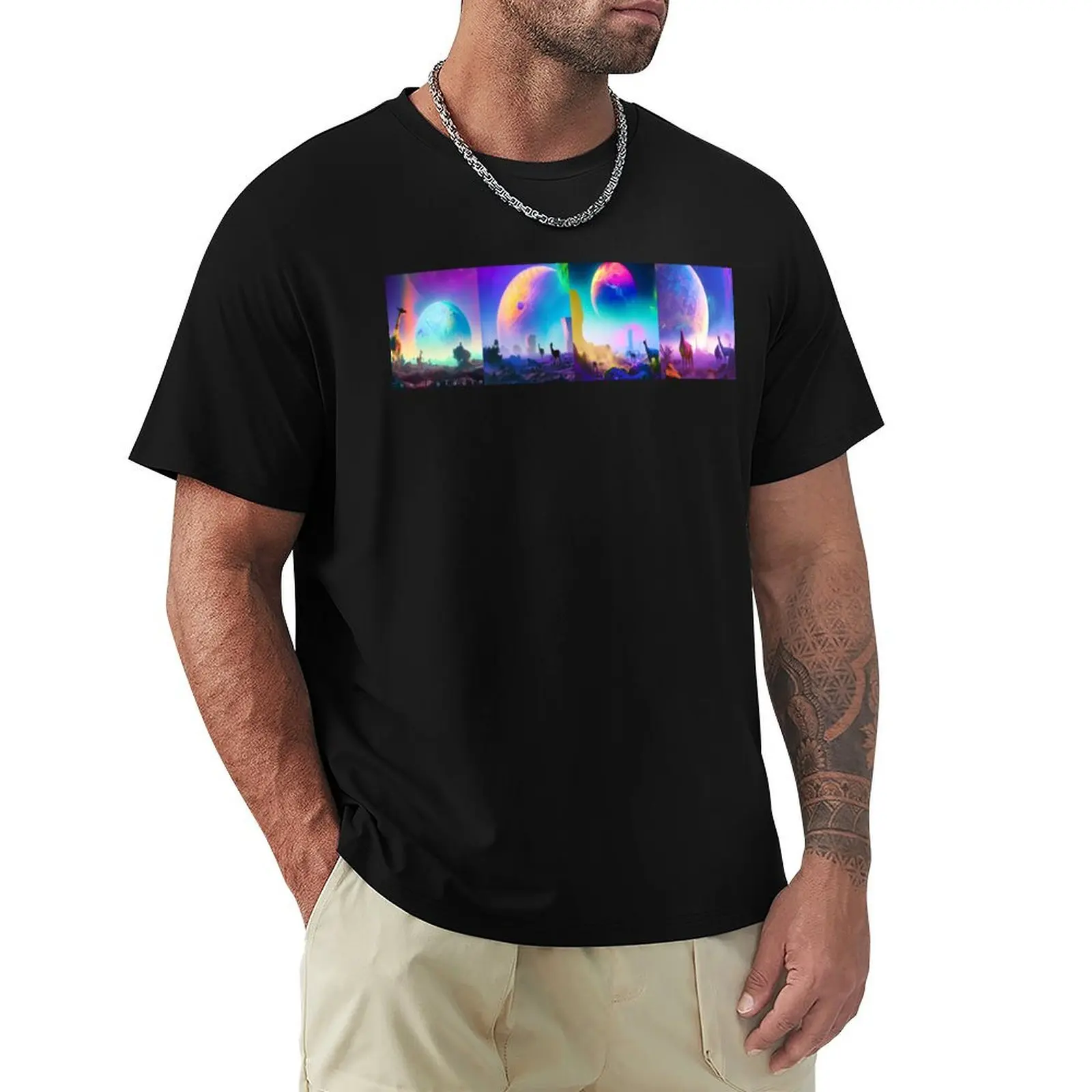 

The Paladin: Desert wanderers T-Shirt Streetwear Print Tee Shirt