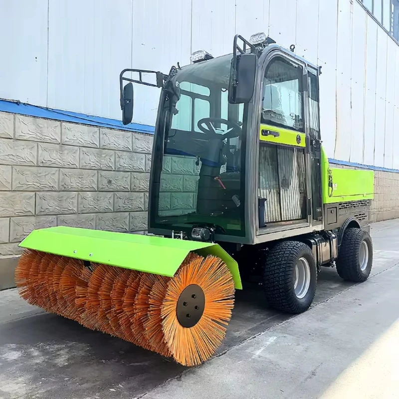 ركوب مكنسة الثلج، آلة إزالة الثلوج الصرف الصحي على الطرق الشتوية، مكنسة الثلج المجتمعية، آلة إزالة الشوارع #6