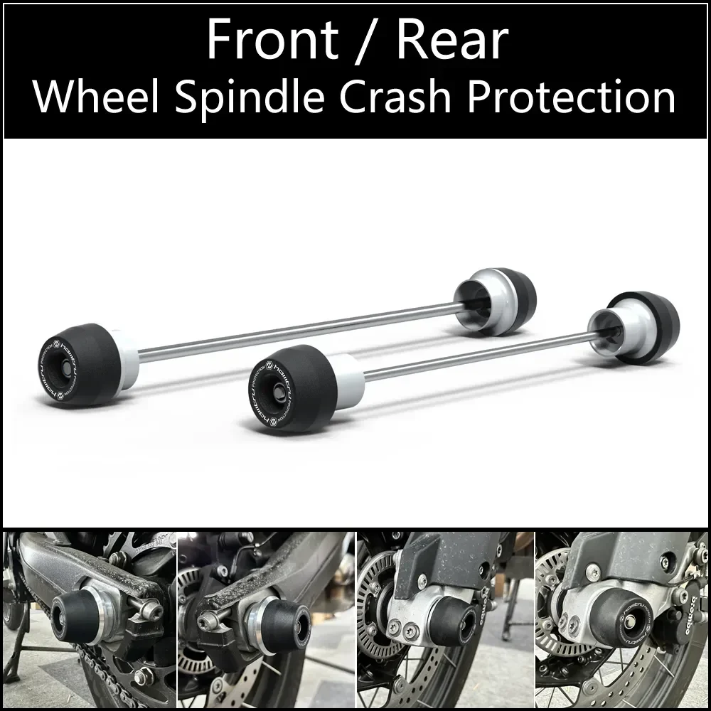 

For Honda CRF1100L Africa Twin / Plus / Adventure Sport Plus 2020-2023 Front Rear Wheel Protector Axle Fork Crash Slider Fit