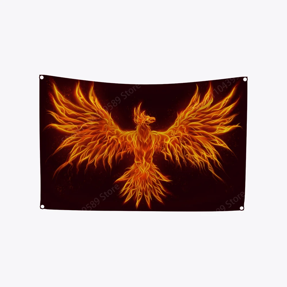 Cool Phoenix Flag Banner Flag Art Decoration Design Decor Vintage Structure Party Garden Flag Club Bar Study Bedroom