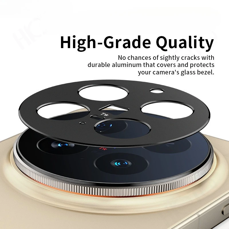 الألومنيوم معدن كاميرا خلفية حماة ل Vivo X300 برو غطاء للعدسات حامي الشاشة ل VIVOX300 X300Pro عدسة حلقة الفيلم #2