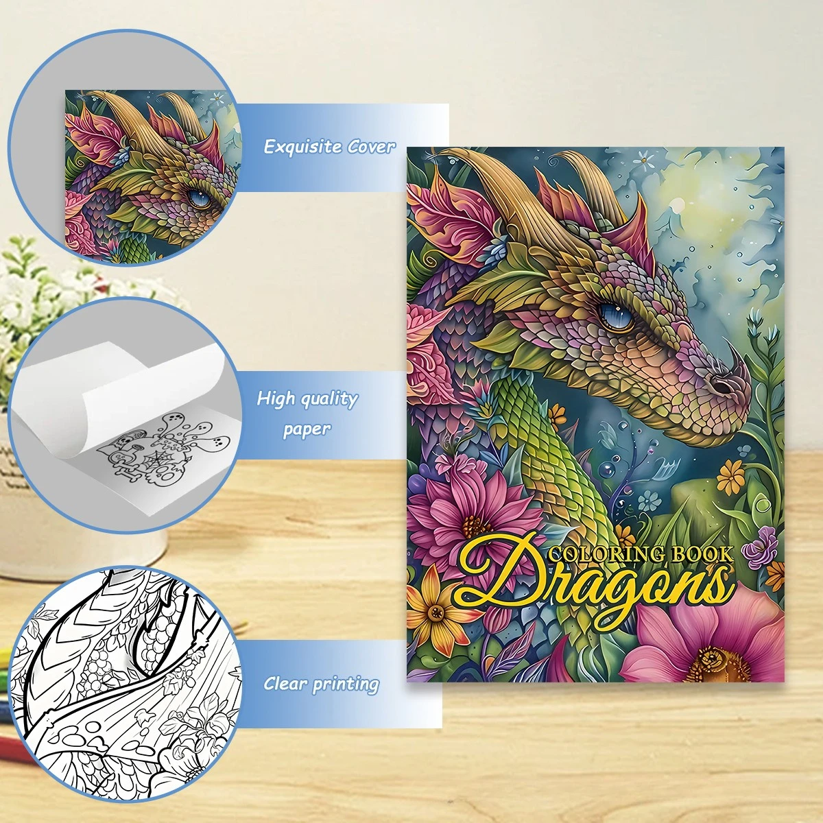 Affirmation Coloring Book 24 Pages Positive Mindset Inspirational Words Stress Relief Art Therapy Gift