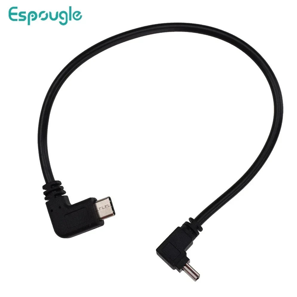Cavo adattatore da 100 pezzi da 90 gradi Mini USB a tipo C Cavo convertitore OTG per tablet telefonici