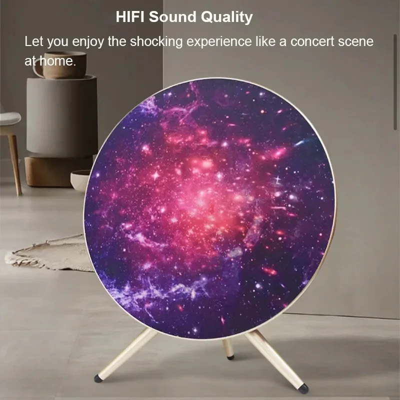 LP18 Cinema Level 80 Вт Мощный Bluetooth-динамик НЛО Настольный беспроводной стерео сабвуфер Поддержка BT TF AUX Домашнее HIFI Audio