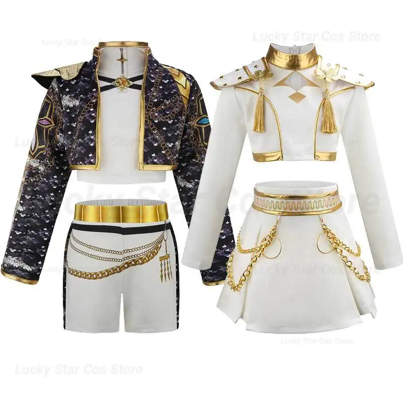 

New Girl Suit Rumi Cosplay Costume Birthday Party Stage Performance Costume Halloween Christmas Carnival Kids Dress Up 3-12 year