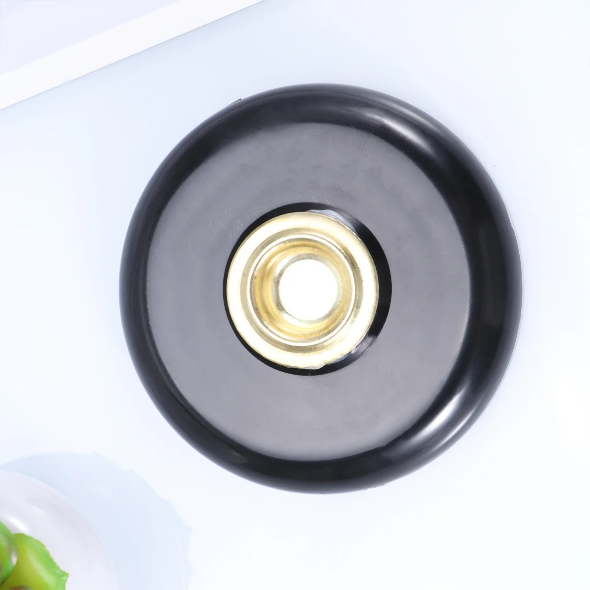 

Bass Cello End Pin Holder Black Solid Plastic Non Slip Rubber Base Dark Walnut Effect Floor Protector Stop Cello Stop