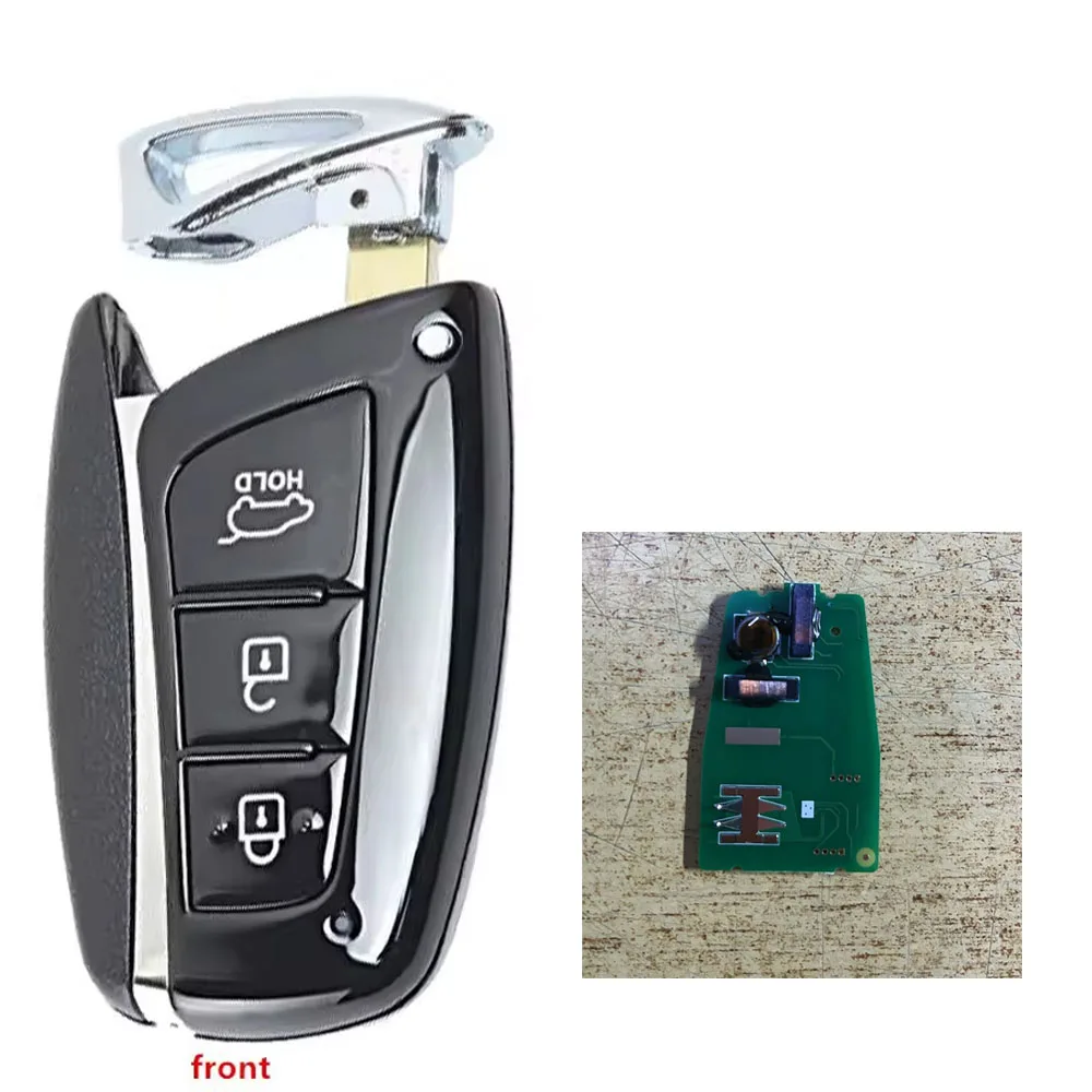

Keyecu Smart Remote Car Key Fob 3 Buttons 433MHz ID46 Chip for Hyundai Santa Fe 2012 2013 2014 2015 FCC ID: 95440 2W500 / 2W600
