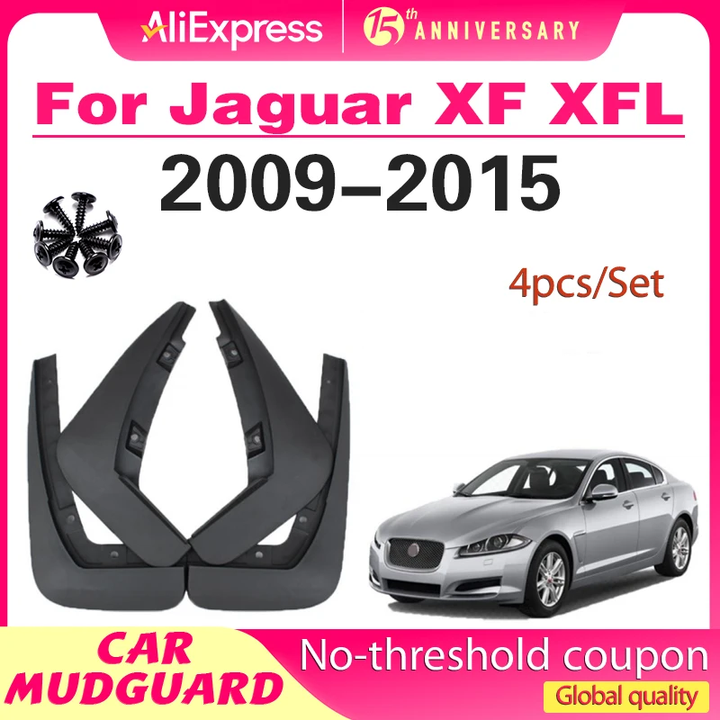 

For Jaguar XF XFL 2009 2010 2011 2012 2013 2014 2015 Fender Mudguard Mud Flaps Guard Splash Flap Mudguards Car Accessories