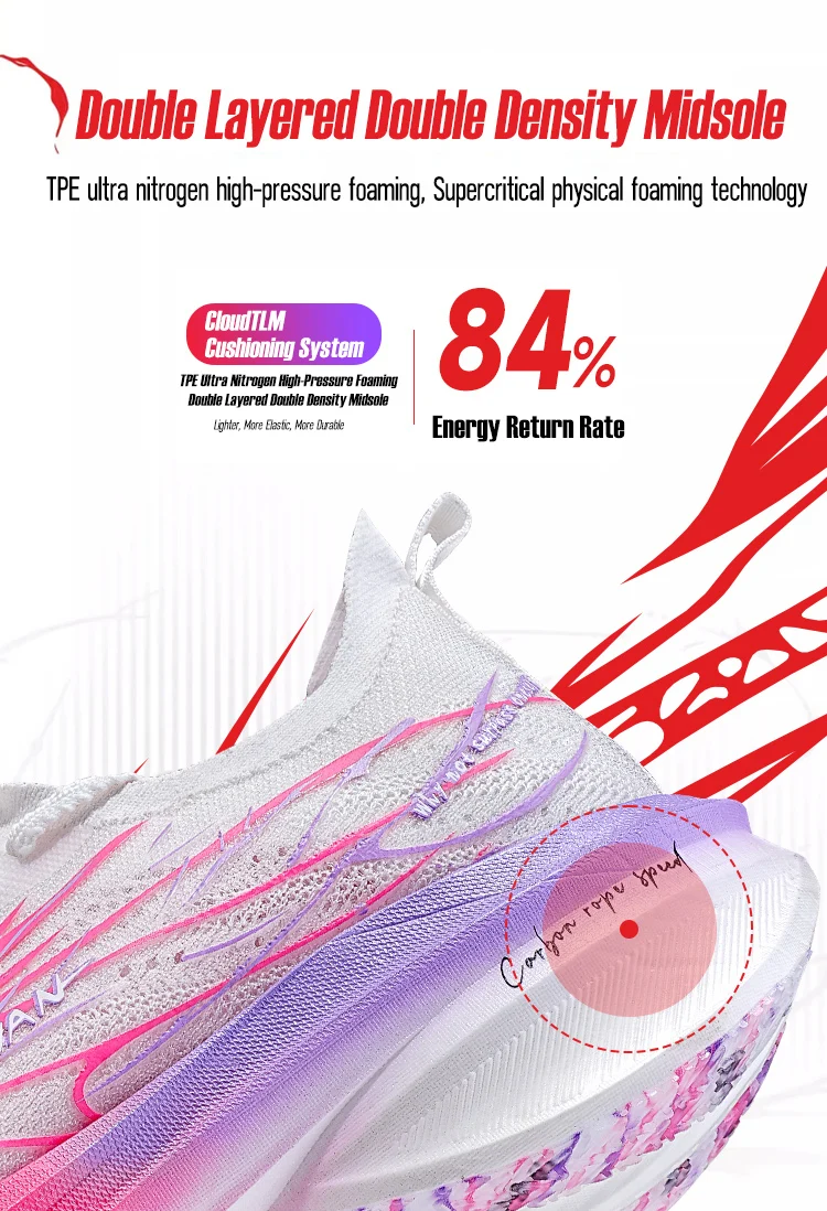 Vollflächen-Carbonplatte Laufschuhe Unisex 2025 - IRUNSVAN Läufer Geschwindigkeitstrainings-PE-Testschuhe 136 – Detail 7