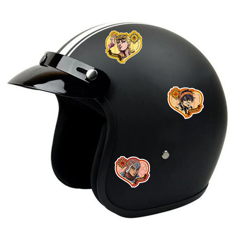 55PCS Jojo's Bizarre Adventure Cartoon Q Version Anime Peripheral Stickers Notebook Phone Case Decorative Stickers