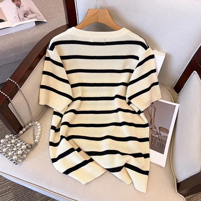 T-shirt manches courtes femme, estival et transportable, taille plus 160 noix, buste 160cm, Y-7XL 8XL 9XL