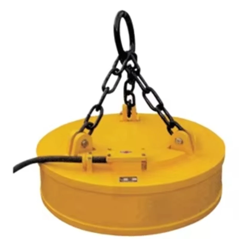 Remote Control Circular Magnetic Lifter Scrap Circular Magnetic Scrap Lifting Magnet for Iron for Construction Industries