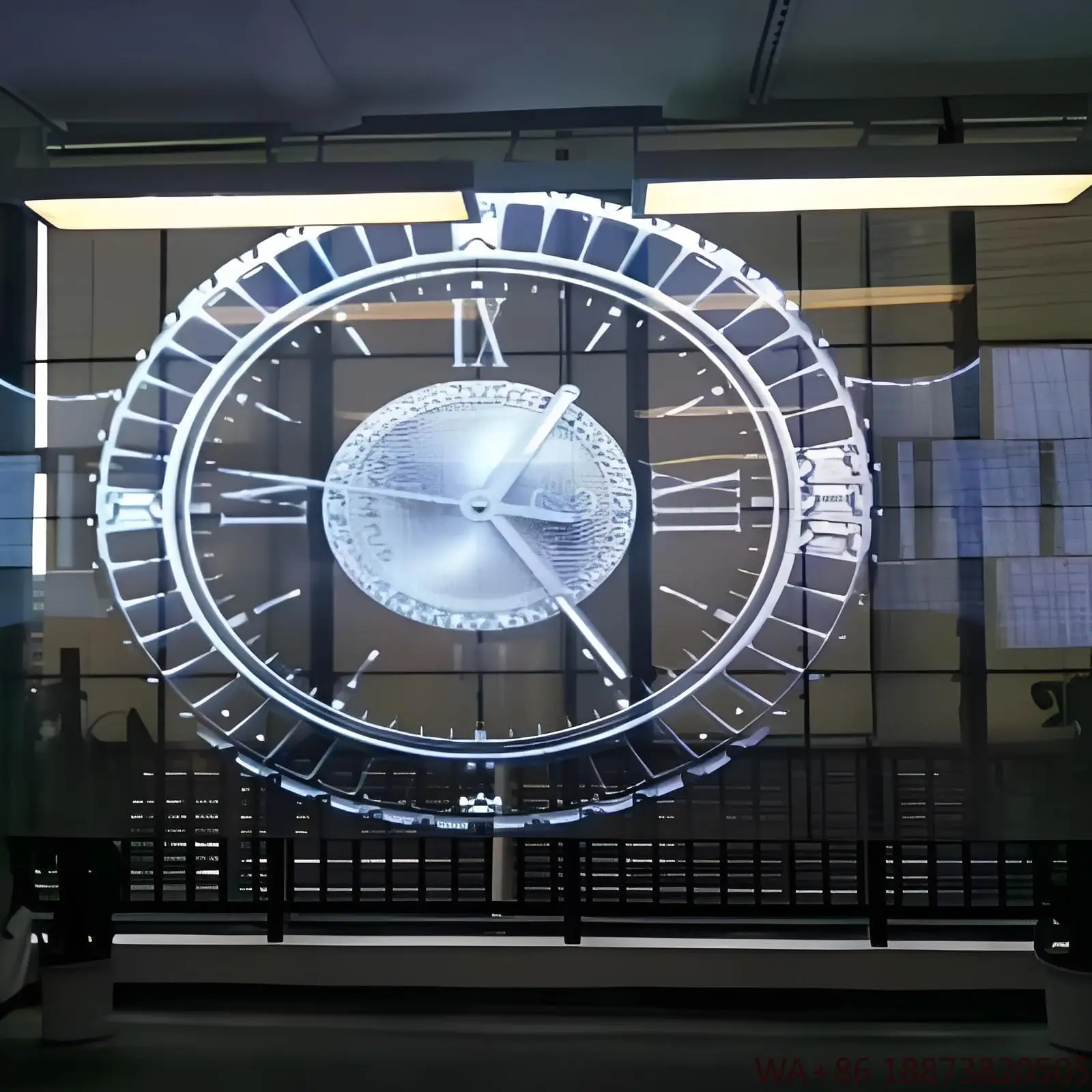

LED Display Transparent P3.91 P5 Screen for Glass Store Window Advertising High Visibility