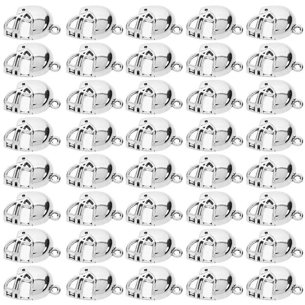 

40 Pcs Jewelry Accessories Football Beads for Bracelets Necklace Volleyball Bags Pendants Zinc Alloy Charm Charms