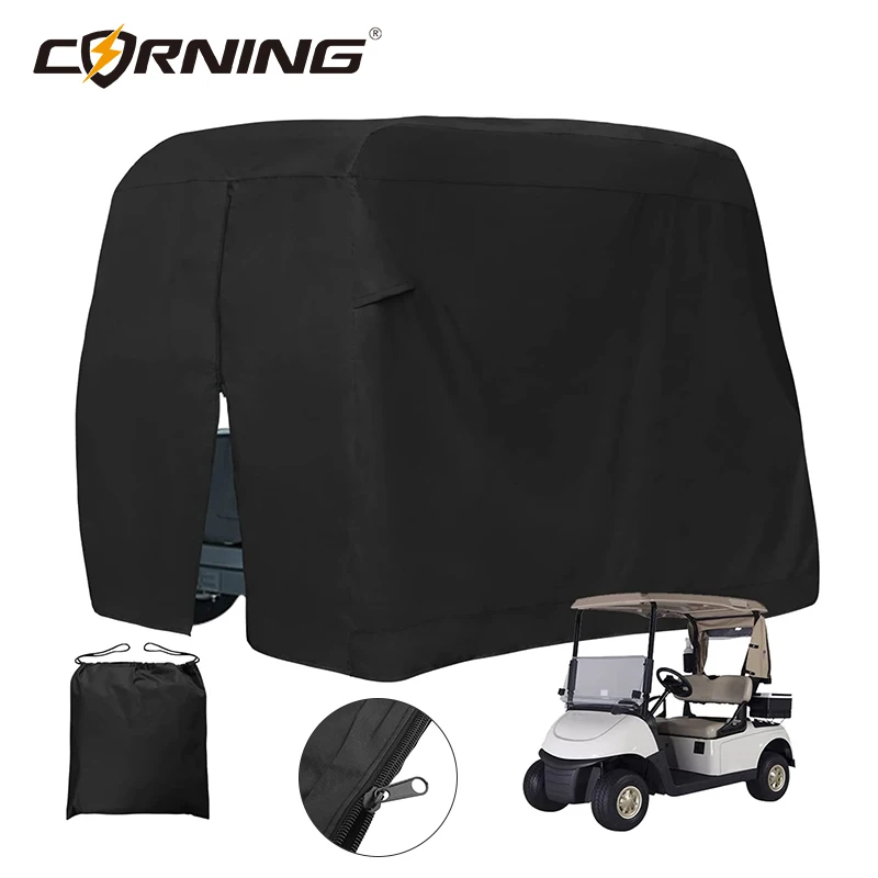 

210D Oxford Cloth Golf Cart Cover Car Accsesories Sun Rain Protection Waterproof Outdoor Protector Protect Exterior Accessories