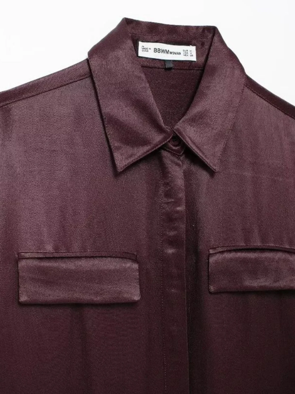 

Loose Casual Long Sve irt Street Sle Loose Collared Long irt for Women 8-24 Years Old Spring Season Pure Color