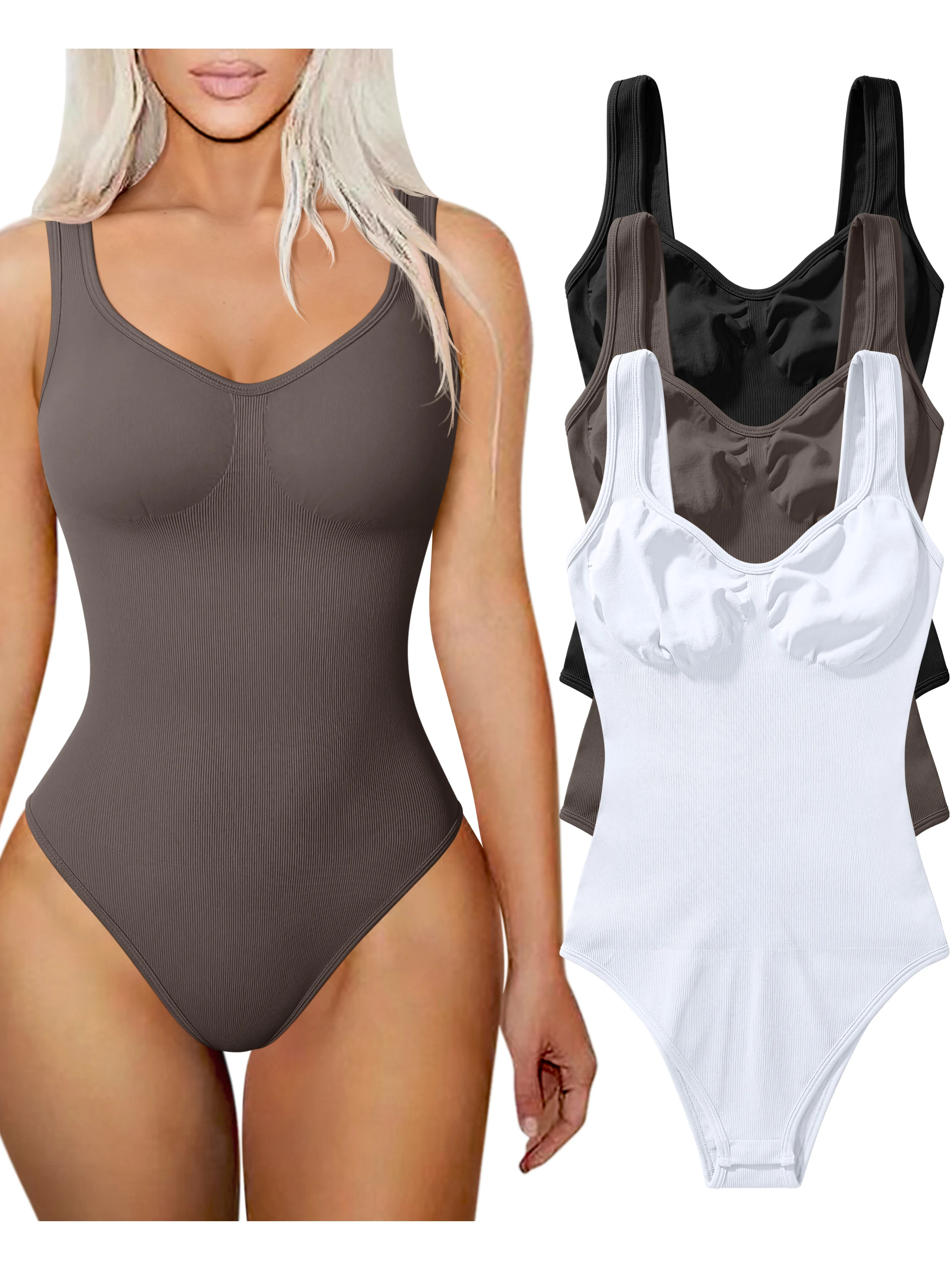 Style Sexy Casual Ladies Jumpsuit Bandage Backless Seamless Hot Spring Vacation Women's Bodysuit