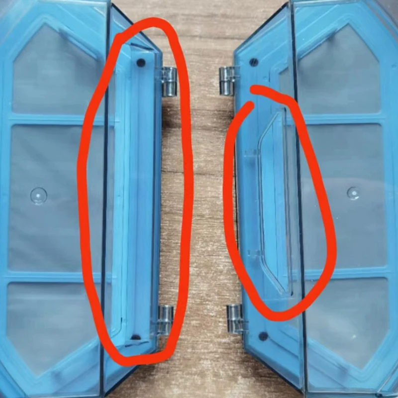 Caja de polvo para Mamibot Exvac660 EXVAC680S 880, accesorio para aspiradora Tesvor X500 Pro, puerto de succión pequeño, 1 ud.