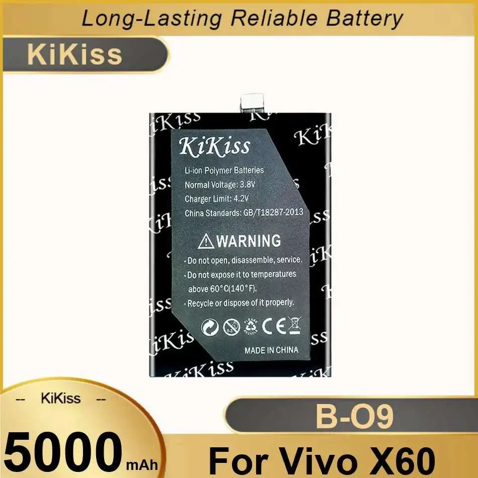 

B-O9 Mobile Phone Battery Long-Lasting 5000Mah For Vivo X60