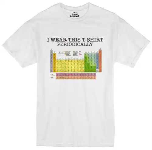 I Wear This T-Shirt Periodically Science Geek Regular Fit Funny t shirt