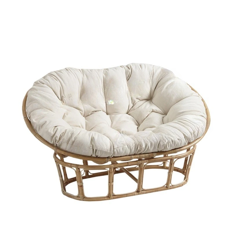 

Radar rattan sofa recliner single lazy chair real rattan papasan chair leisure bed and breakfast round sofa chair