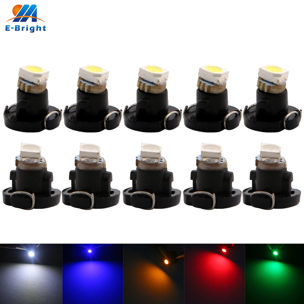 

50pcs T3 LED 1210 1 SMD Bulbs Gauges Dashboard Instrument Dash Cluster Car DC 12V White Blue Red Amber Green Lamp