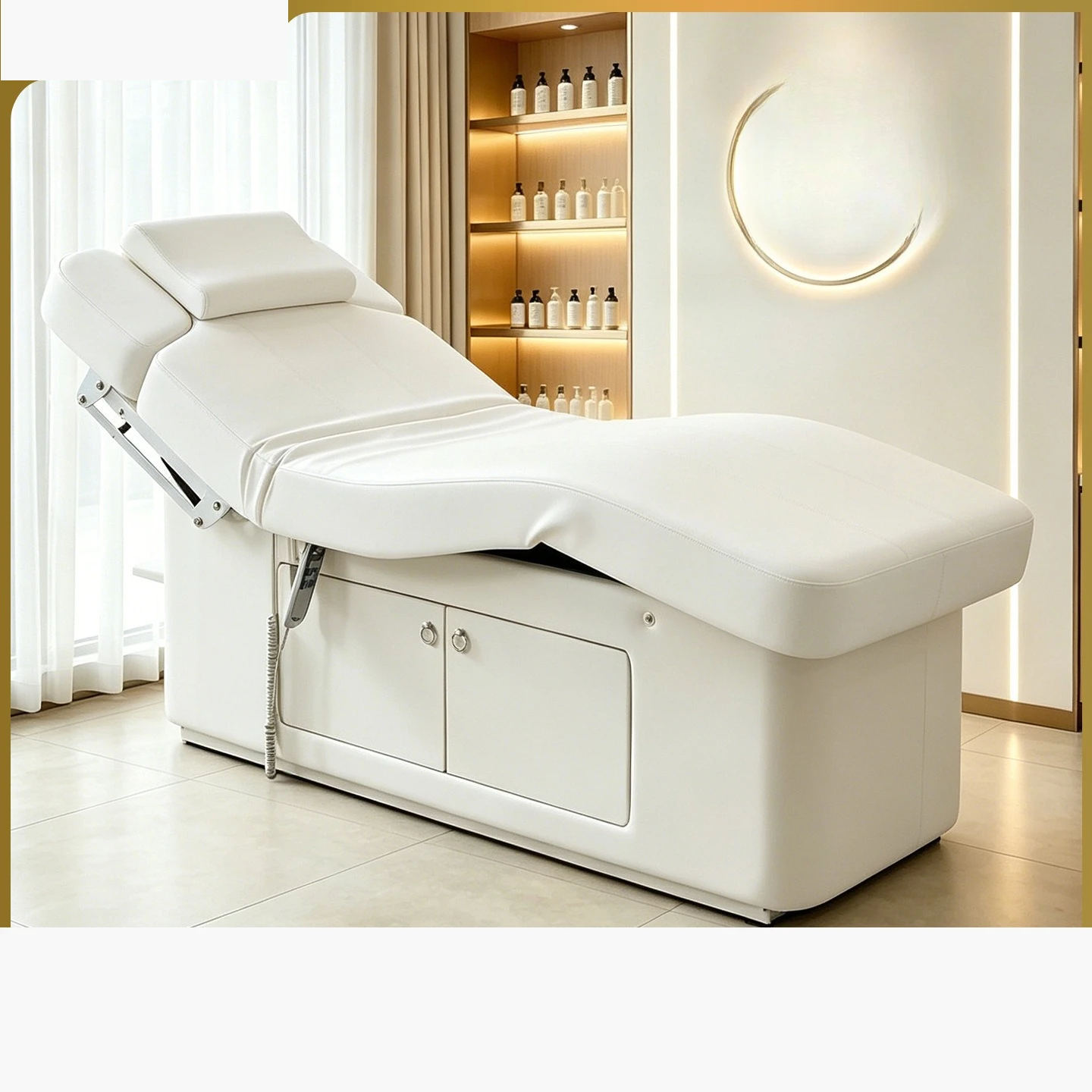 Electric beauty bed, beauty salon special temperature heating massage , treatment bed, Spa multifunctional beauty