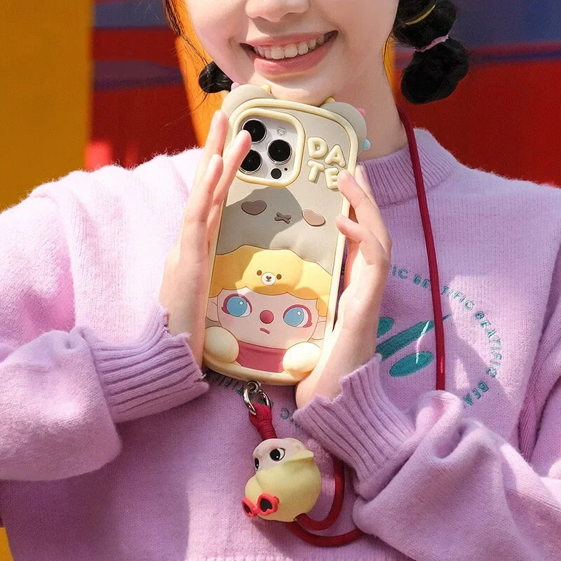 POP MART Dimoo Date Day Series สายคล้องคอแบบสุ่ม กล่องสุ่ม ของตกแต่งโต๊ะทำงาน โมเดลน่ารัก ของขวัญ ของเล่นเด็กผู้หญิง อนิเมะ