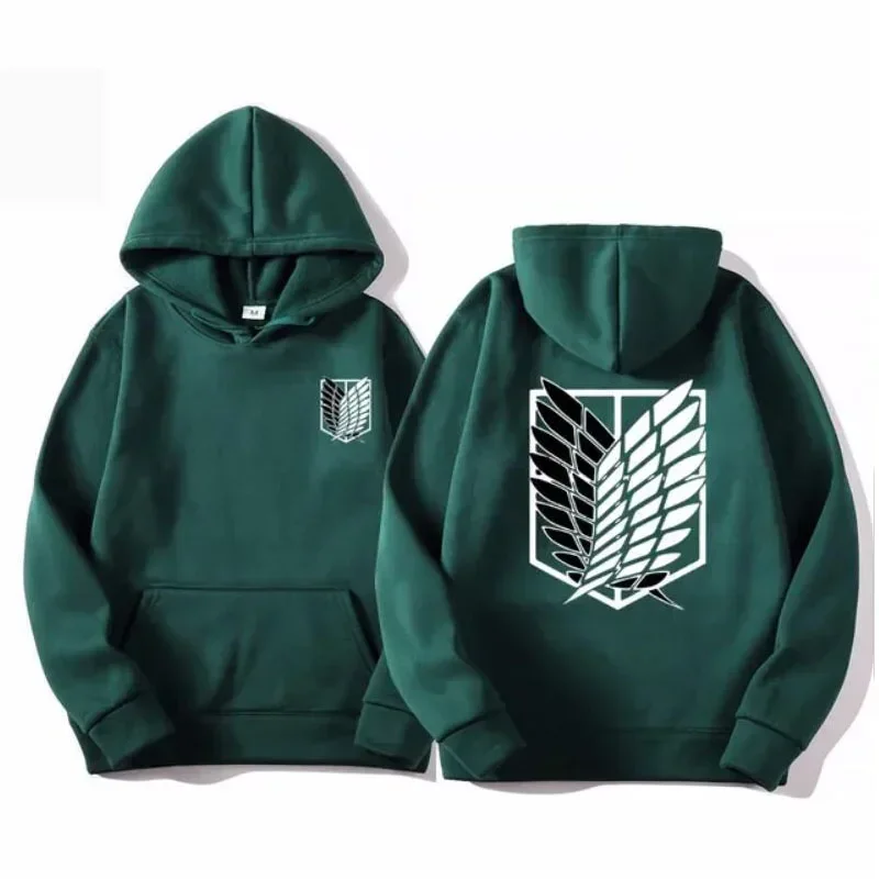 

Attack on Titan Men's Hoodie Anime Hoodies Men Women Streetwear Pullover Harajuku no Kyojin Hoodies Sweatshirt Clothes