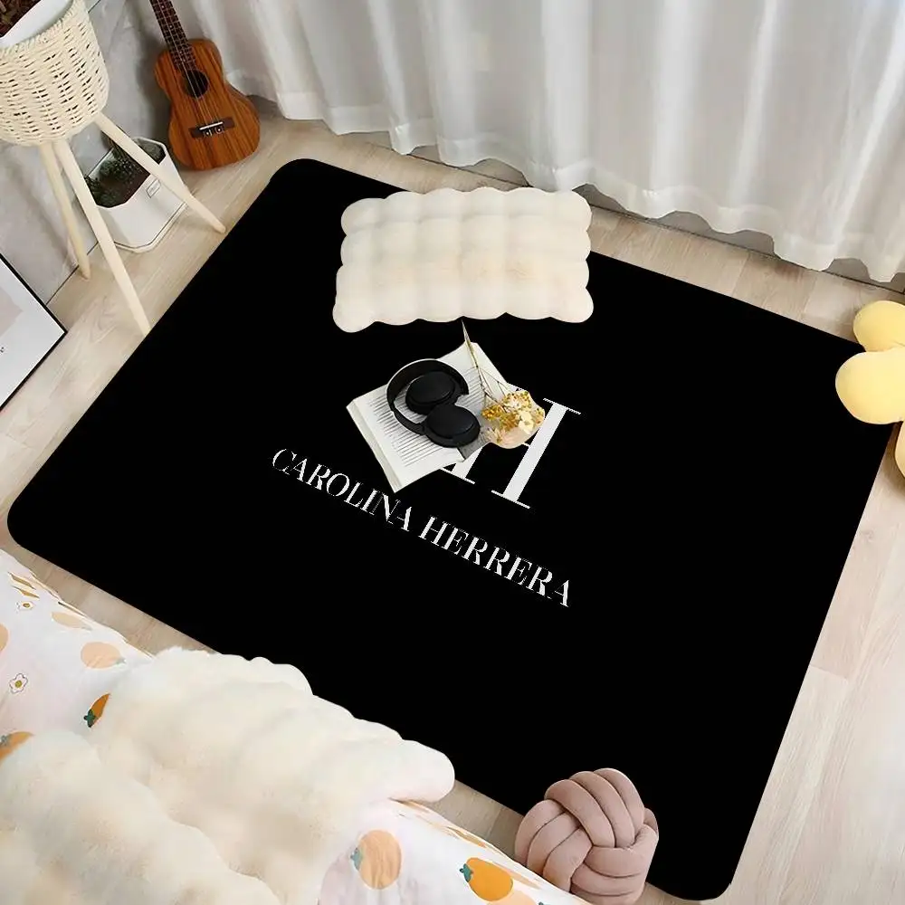 Tapete de Banheiro Antiderrapante e Absorvente de Água C-CarolinaS Fashion H-HerreraS, Tapete Longo para Quarto, Capacho de Boas-Vindas