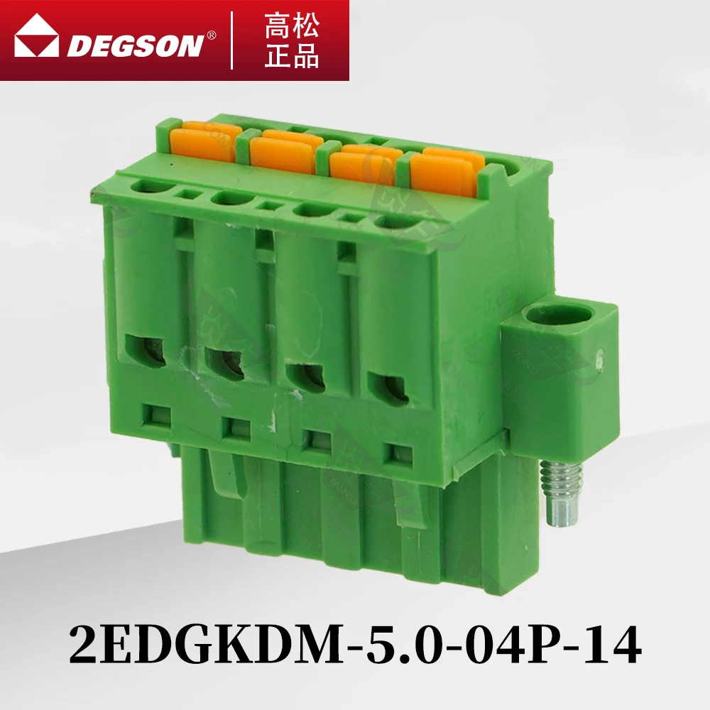 

10Pcs DEGSON 2EDGKDM-5.0-5.08 Pluggable PCB terminal blocks Phoenix Contact TFK2.5-STF KF2EDGKDM 5.0mm 5.08mm 2PIN-12PIN 320V