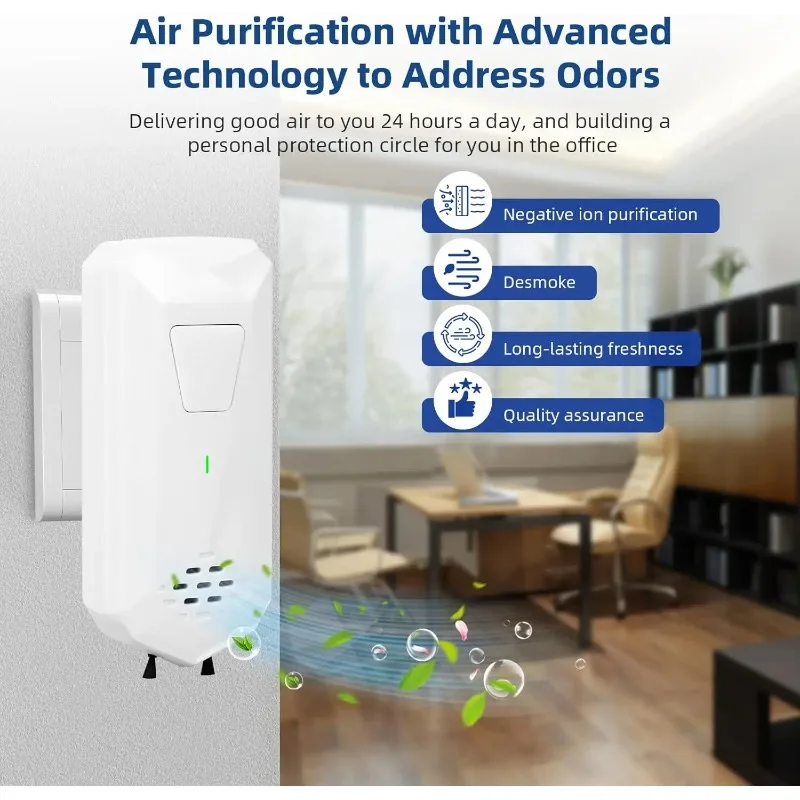 Mini Negative Ion Air Purifier Household Desktop Air Cleaner Activated Carbon Filter Efficient Remove Formaldehyde Smoke