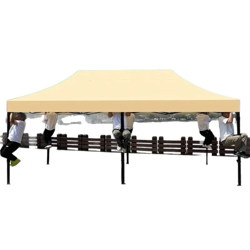 Stall folding canopy outdoor rainstorm-proof umbrella large awning winter special tent retractable umbrella