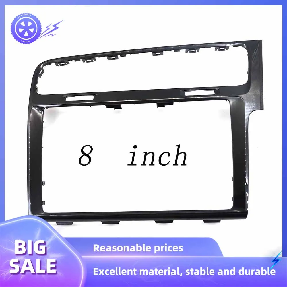 RHD 8 inch / 9.2 inch Piano Black MIB Frame Panel Decorative Frame For VW Golf 7 MK7 Golf 7.5 MK7.5 MIB Screen Bezel