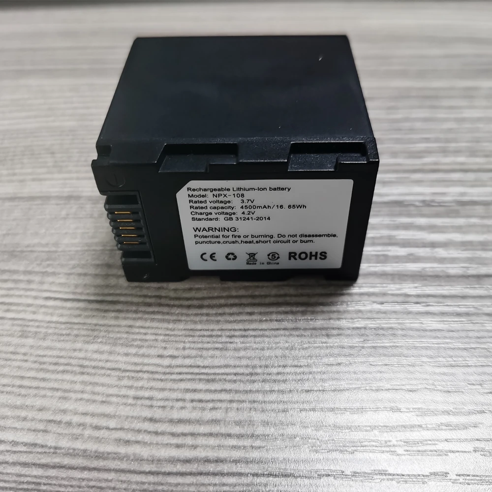 4500mah bateria de lítio para rx200 câmera NPX-108 micro usb tipo c carregador duplo rx200 rx100 original backup bateria de carregamento doca