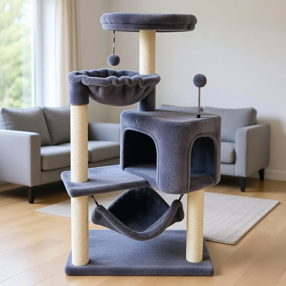 

Кондо и большой гамак, серый