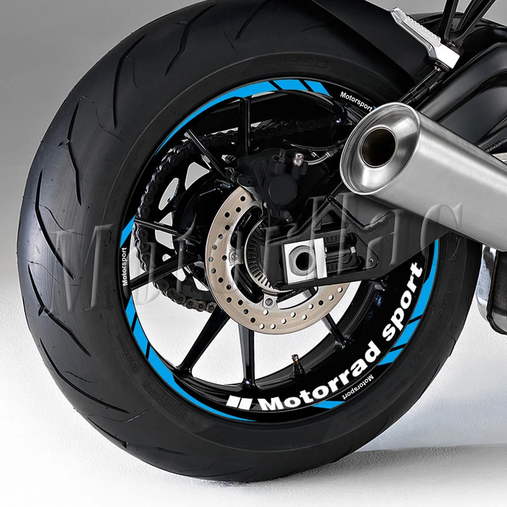 Motorrad-Radaufkleber 17'' Felgen-Dekorstreifen Zubehör für S1000XR/RR F900/800R S1000R F900XR nine t R 1200R G310R – Detail 4