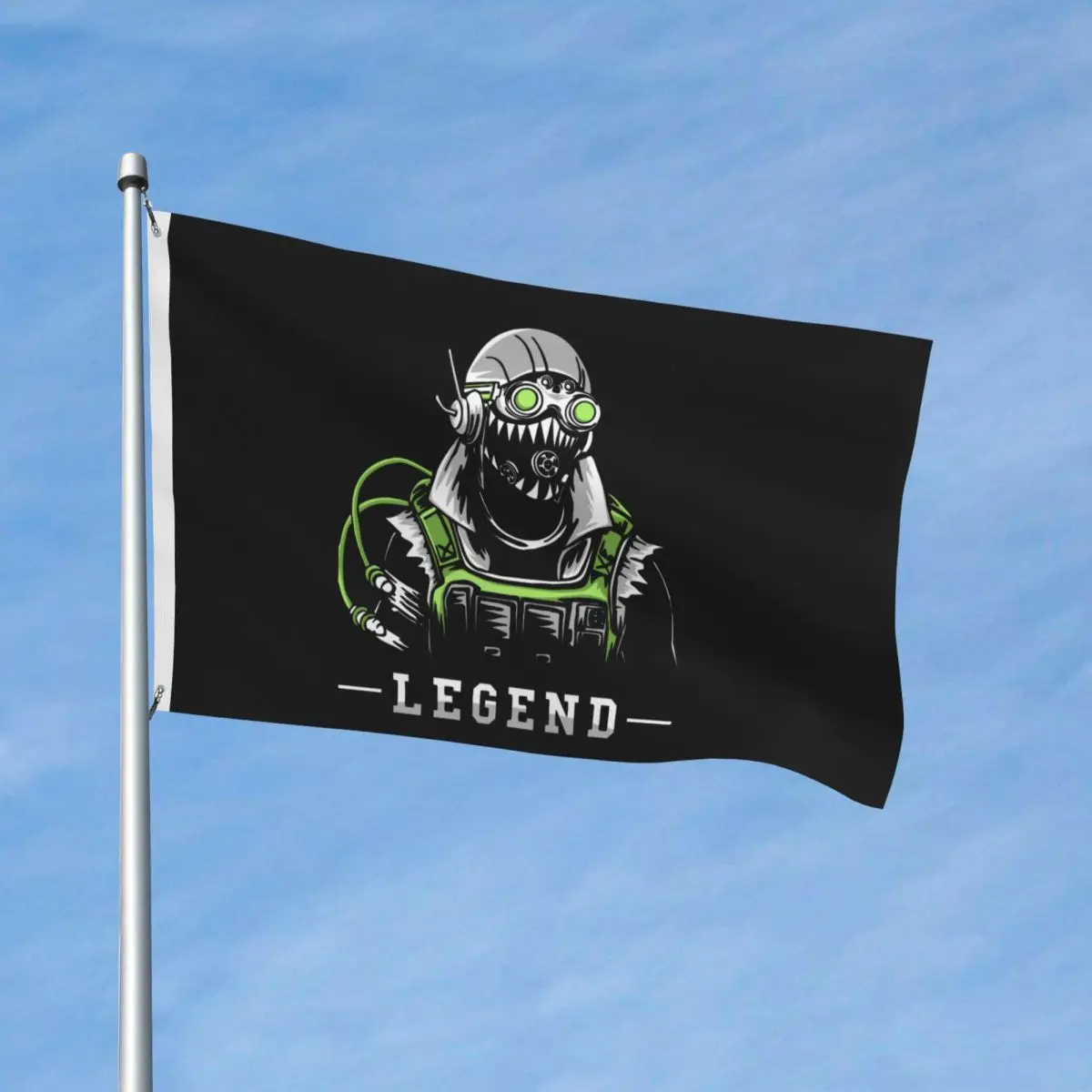 Octane Apex Flag Double Sided Outdoor Banner Apex Legends Pathfinder Bangalore 80s Game All Weather Hanging Decoration 3x5 FT