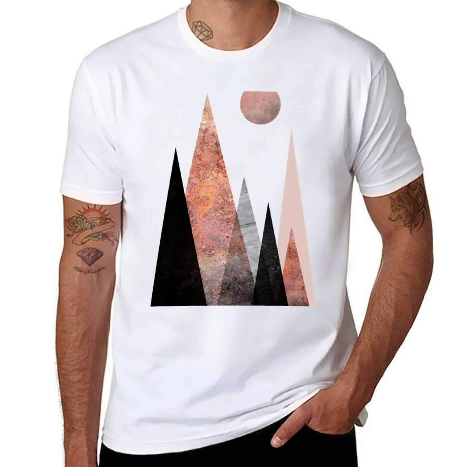 

Scandi Mountain Range T-Shirt t shirt custom print t shirt man luxury T-Shirt
