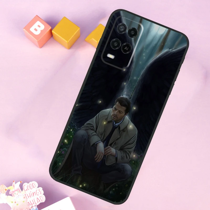 Angel Castiel خارق للطبيعة ل ممن لهم A54 A74 A94 A40 A60 A80 A18 A38 A58 A78 A98 A96 A76 A16 A15 A17 A57 A5 A6 Pro #4