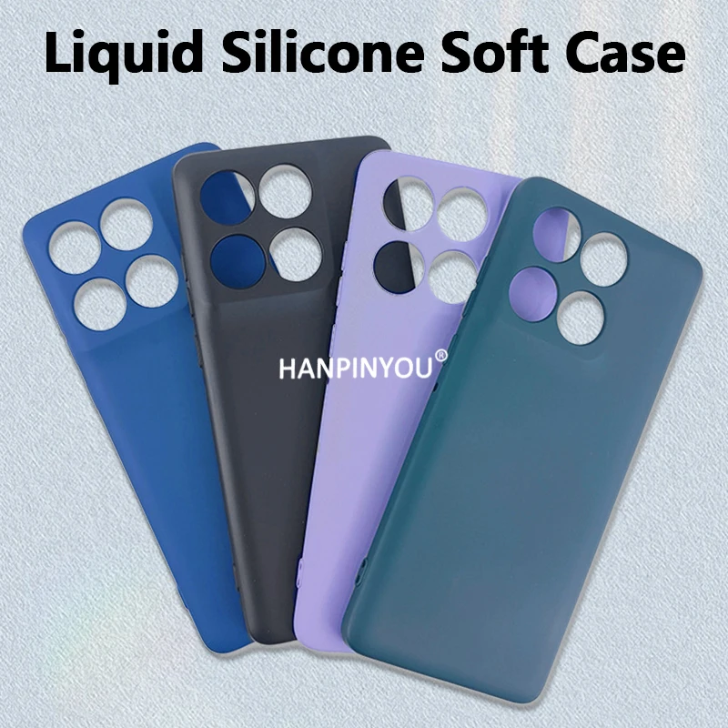 

Solid Color Liquid Silicone Case For Motorola Moto G86 G85 G84 G56 G54 G35 G34 G32 G24 G04 G14 E13 Soft Cover Lining Protector